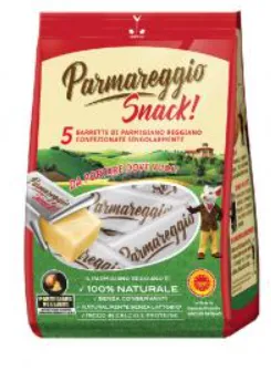 Cietā siera uzkoda PARMIGIANO Snack and go, ar krekeriem, 45g