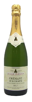 Dzirkstošais baltvīns HUBSTER Cremant d'Alsace, brut, 12%, 0.75l