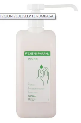 Kreemalusel vedelseep VISION, kätele, kehale, juustele, 1L, pumbaga, Chemi-Pharm