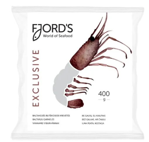Krevetid Vannamei FJORD's 16/20 HLSO, külmutatud, 400g