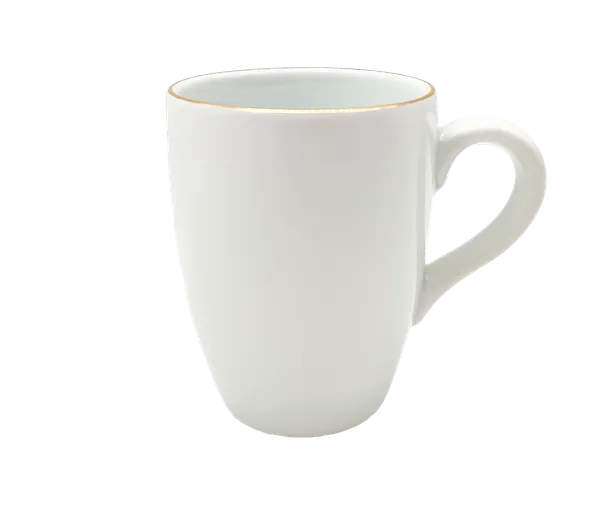 Kruus ALUMINA, Kuld, portselan, 350 ml, D 8,5 cm, H 10 cm, tk