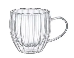 Kruus S|P COLLECTION, Kyoto, topeltseinaga, borosilikaatklaasist, 260 ml, 2 tk