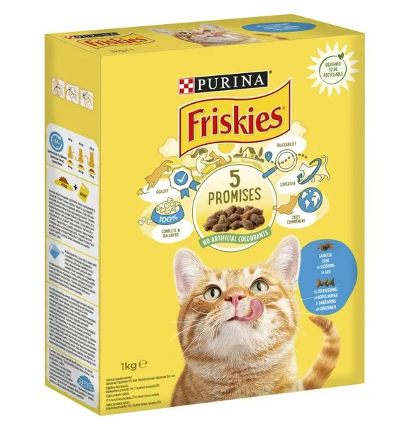 Kuiv kassitoit FRISKIES, lõhe, 1 kg