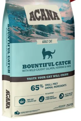 Kuivtoit ACANA Bountiful Catch Cat, 1,8kg