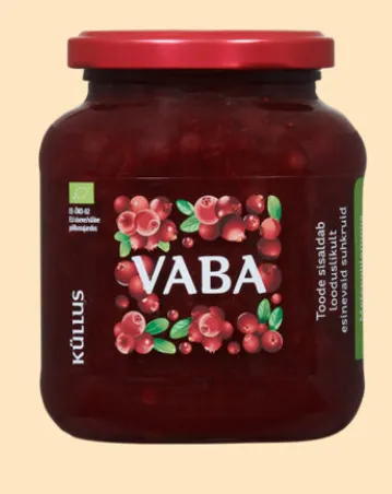 Küllus suhkruvaba mahe Pohlamoos marjadega