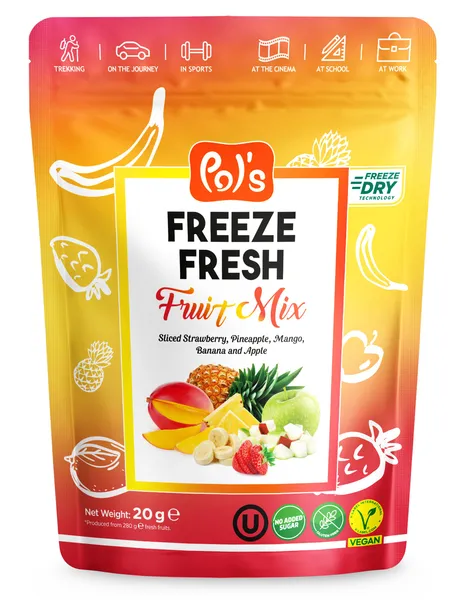 Külmkuivatatud puuviljade segu POL´S, 20 g