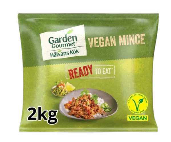 Külmutatud hakitud sojavalgu mass GARDEN GOURMET, 2 kg