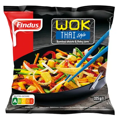 Külmutatud köögiviljad FINDUS Wok Thai Style, 325g