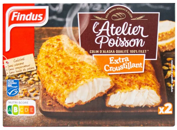 Külmutatud mintaifilee FINDUS paneeritud, Extra Croustillant, 250 g