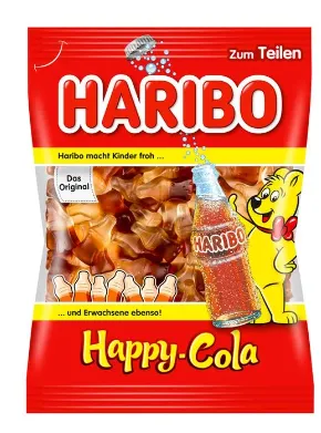 Happy-cola, kummikommid, HARIBO, 175 g