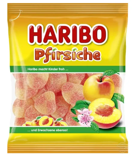 Kummikommid HARIBO Virsikud, 175g