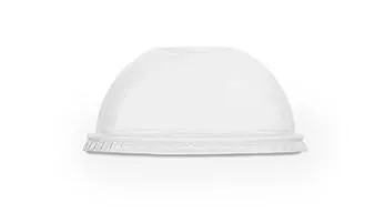 Kuppelkaas kõrreauguga,  D 96 mm, PLA, 50tk, VEGWARE