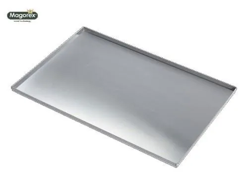 Küpsetusplaat alumiiniumist 40x60cm, perforeerimata,4külge,H10mm 90kraadi,paksus2mm