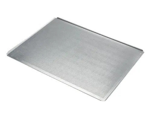 Küpsetusplaat alumiiniumist 40x60cm, perforeeritud, D3mm, 4 külge, H10mm,45 kraadi,paksus 2mm