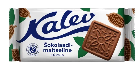 Vormiküpsised KALEV, šokolaadimaitseline, 163g
