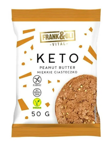 Küpsis Keto FRANK&OLI, maapähklivõi, 50g