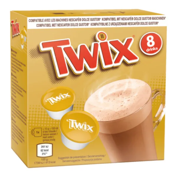 Kuuma šokolaadi kapslid TWIX 8x15g