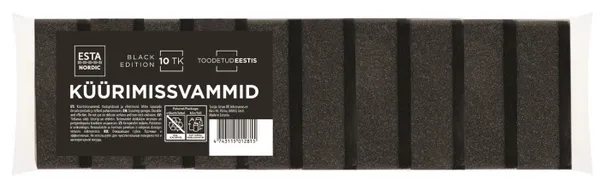 Küürimissvammid Nordic Black Edition, ESTA, 10 tk