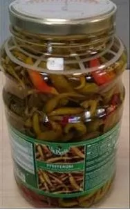 LA PERLA Teravad peperonid äädikas 2,65L / 2,35kg / 1,05kg
