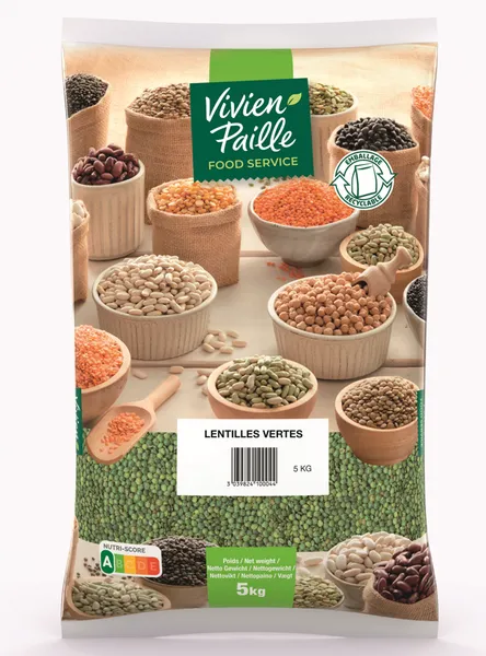 Läätsed  VIVIEN PAILLE rohelised, 5kg