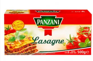 Lasanjeplaadid PANZANI, durum, 500g