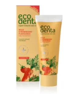 Laste hambapasta ECODENTA maasika 75ml