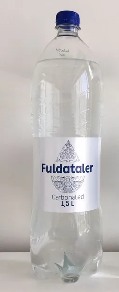 Galda ūdens FULDATALER gāzēts, PET, 1.5l (DEP)