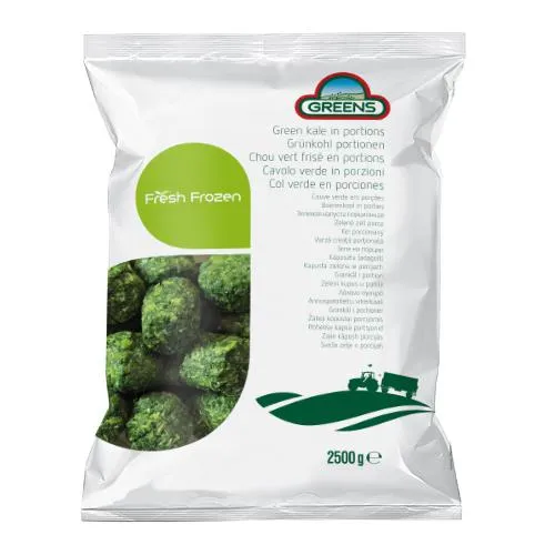 Lehtkapsas GREENS 6mm, 25g, IQF, külmutatud, 2,5kg
