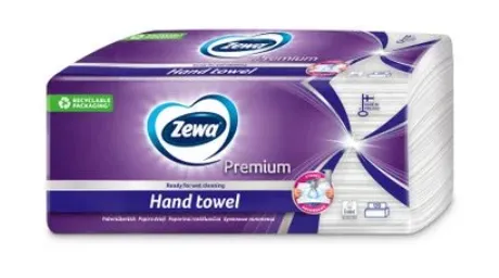 Lehtkäterätik  ZEWA Premium, 120 lehte, 2-kihiline