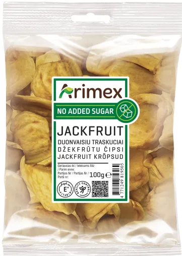 Džekfrūtu čipsi ARIMEX 100g