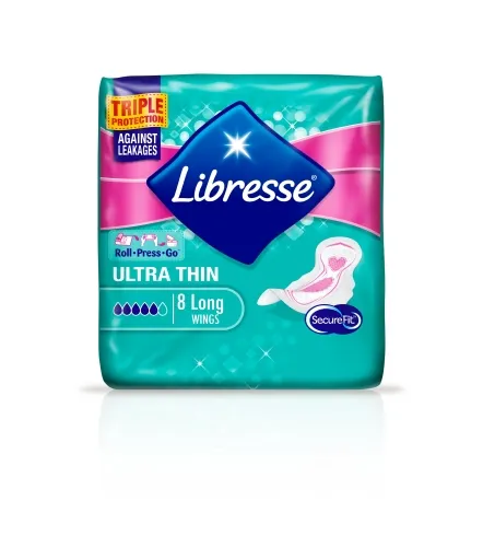 Hügieenisidemed Invisible Ultra Thin Super, LIBRESSE, 8 tk