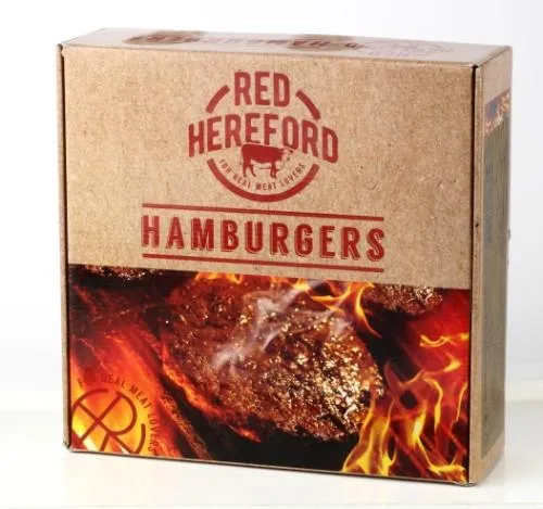 Lihaveise burgeripihv, RED HEREFORD, toores, Külm. 24x150g