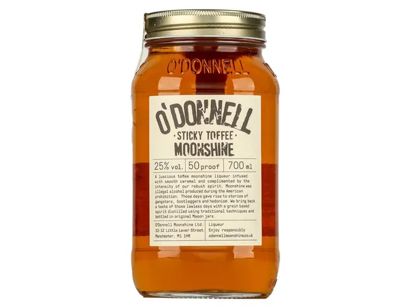 Liköör O'DONNELL Moonshine Sticky Toffee 50 Proof 25%vol, 0,7L,R24/189616/19