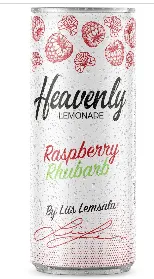 Limonaad HEAVENLY, vaarika-rabarberimaitseline, 330ml, purk