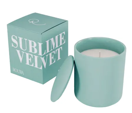 Lõhnaküünal SOFT PORCELAIN Sublime Velvet, D 8,5 cm, H 10 cm, kuni 40h, tk