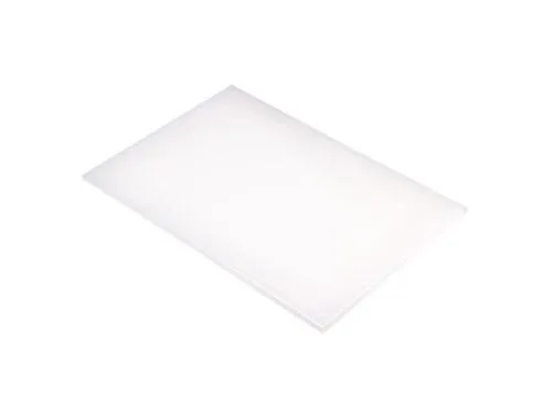 Lõikelaud, HDPE, valge, 32,5 x 26,5 cm, kõrgus 1,2 cm, tk