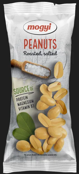 Maapähklid MOGYI röstitud, soolased, 85g