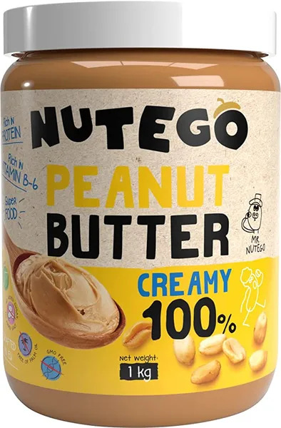 Zemesriekstu krēms NUTEGO Classic, krēmīgais, ar jūras sāli, 1kg