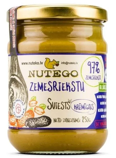 Maapähklivõie NUTEGO, kreemjas, 250 g