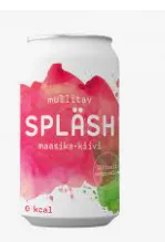 Gaseeritud vesi maasika-kiivi, SPLÄSH, 330 ml
