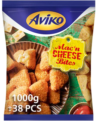 Mac'n'cheese kolmnurgad AVIKO külmutatud 38tk/ 1kg