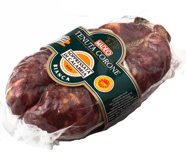 Salaami MADEO, Soppressata di Calabria, Itaaliapärane, DOP, maheda maitseline, vinnutatud, ~350g