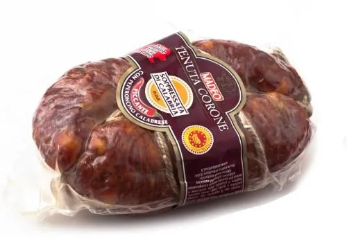 Salaami MADEO, Soppressata di Calabria, Itaaliapärane, DOP, vürtsikas, vinnutatud, ~350g