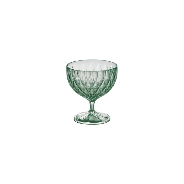 Magustoidupokaal, roheline, 0,35L, plastik, tk