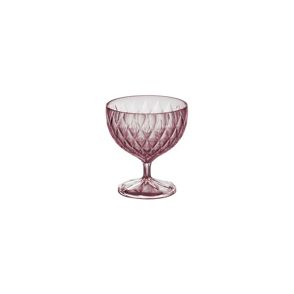 Magustoidupokaal, roosa, 0,35L, plastik, tk
