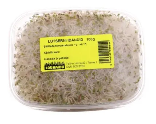 Mahe lutserni idud , 100 g, TK, EE-ÖKO-03