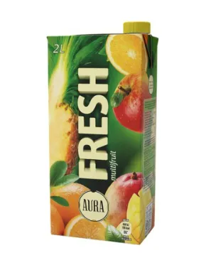 Multifruit mahlajook, AURA FRESH, 2 L