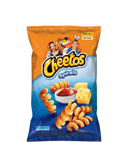 Maisikrõpsud CHEETOS, ketšupi ja juustumaitselised, spiraalid, 145g