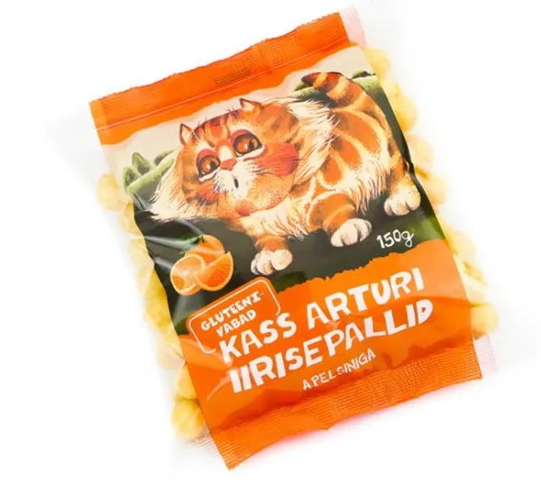 Maisipallid, KASS ARTUR, apelsiniga 150g