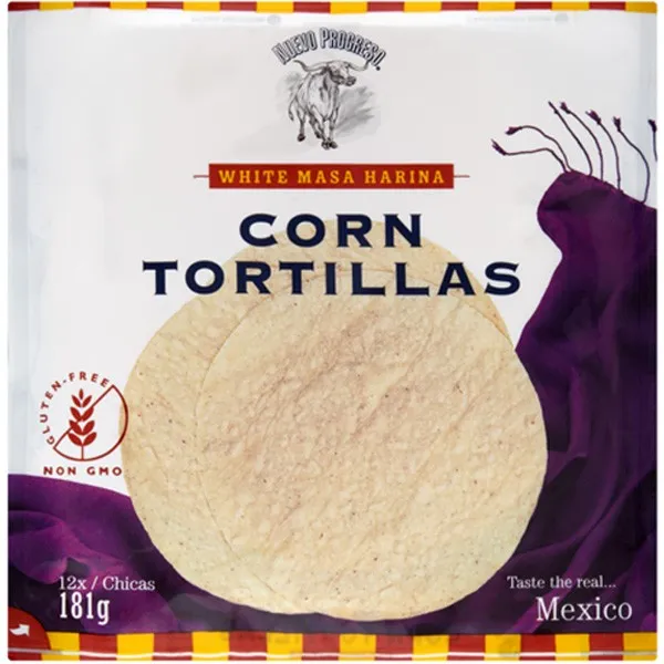 Maisitortilla NUEVO PROGRESSO 15cm*12tk TexMex, Mehhiko